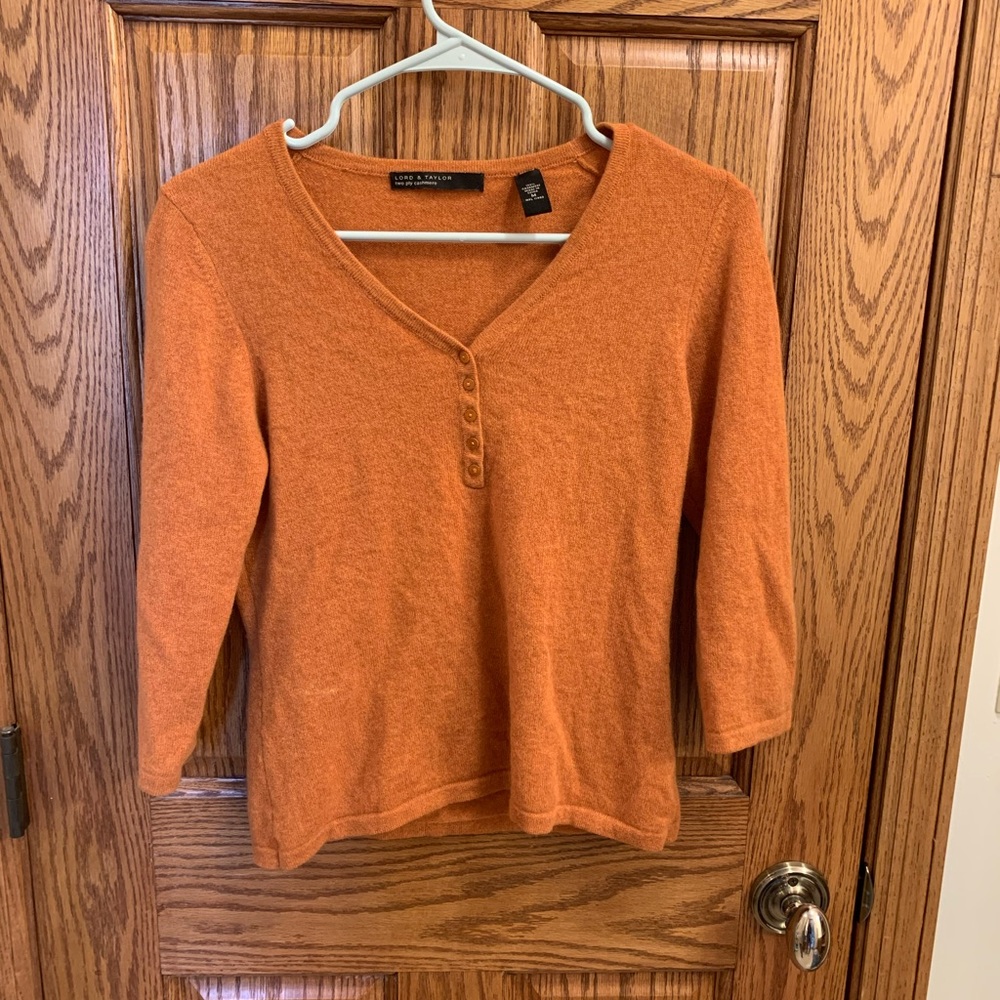 Lord and Taylor cashmere top